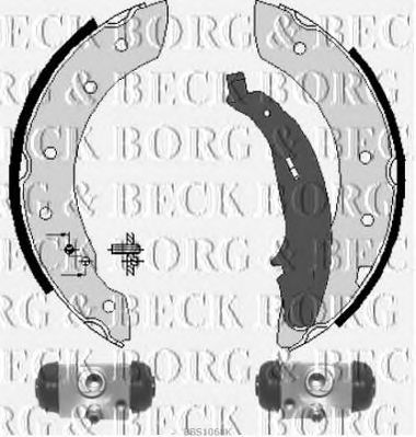 BORG & BECK bbs1068k -  Комплект тормозных колодок